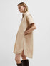 Selected Femme blair 2/4 short dress Humus